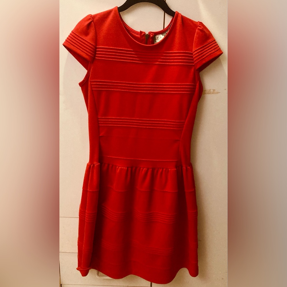 Anthropologie Girls From Savoy Pintucked Ponte dress - Picture 4 of 8